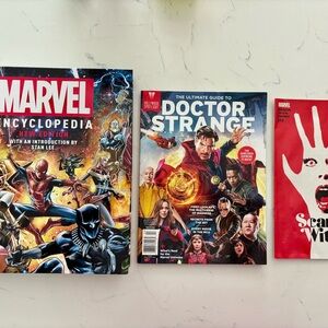 Marvel Encyclopedia, Doctor Strange Magazine & Scarlet Witch Comic Boom
